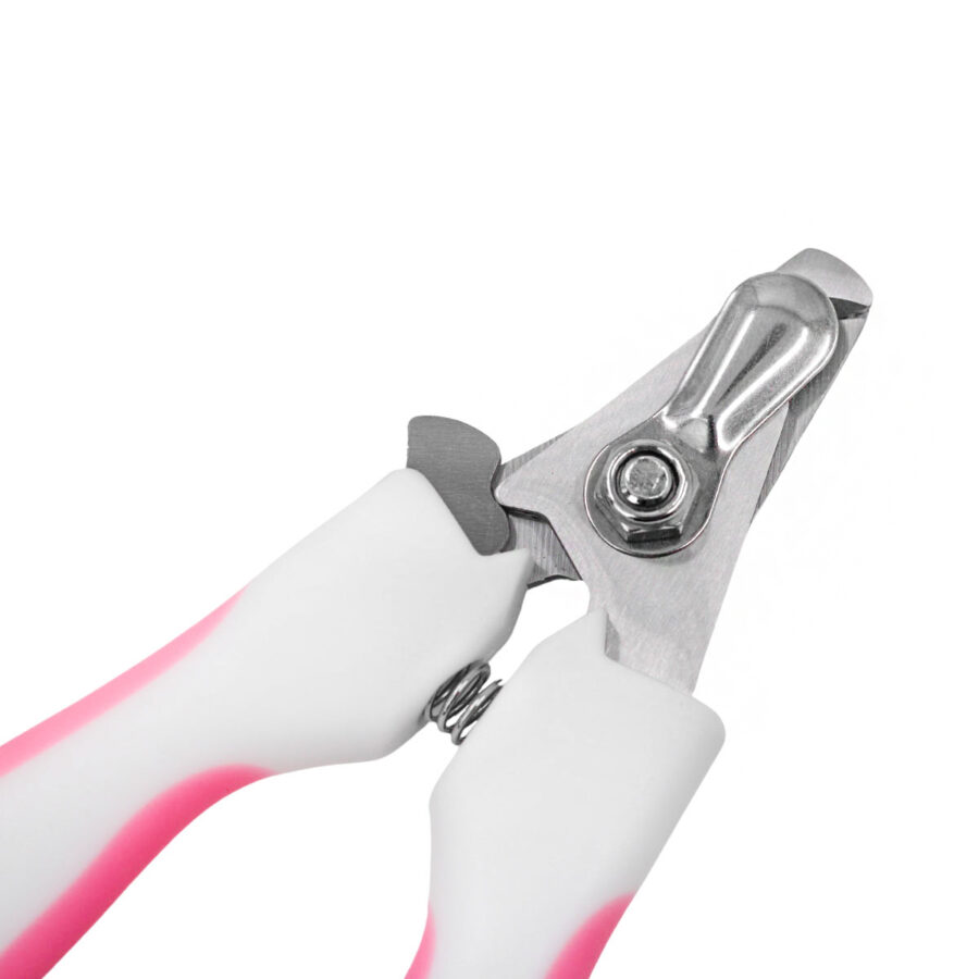 Alicate Pet Tesoura Corte De Unhas Cachorro Gato Com Lixa Cor:Rosa - Imagem 4