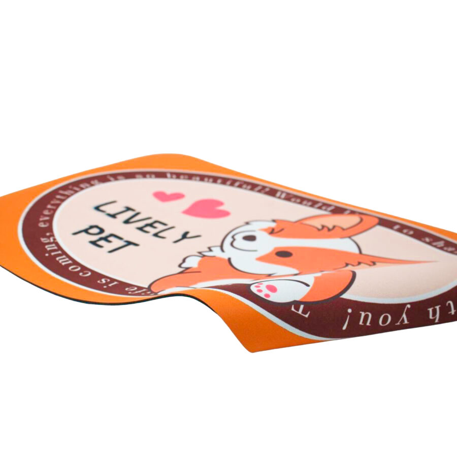 Tapete Superabsorvente de Secagem Rapida Antiderrapante Retangular Estampado mODELO:Raposa Laranja - Imagem 4