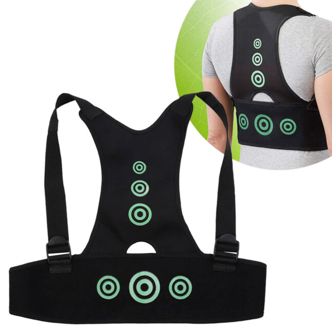 Colete Corretor Postural Estrutura Coluna Ortopédico Saúde
