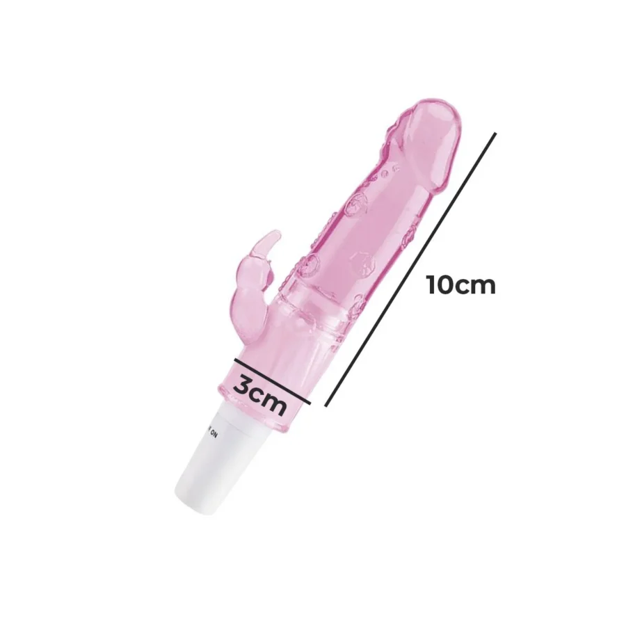 Vibrador Ponto G Estimulador Coelhinho Macio Jelly Silencioso Cor:Roxo - Imagem 2