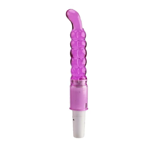 Vibrador Ponto G Estimulador Curvado Macio Jelly Silencioso Cor:Roxo