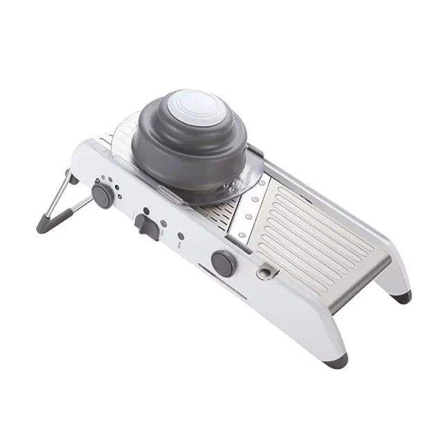 Cortador Ralador Fatiador Legumes Verduras Mandoline Inox Cor:Branco