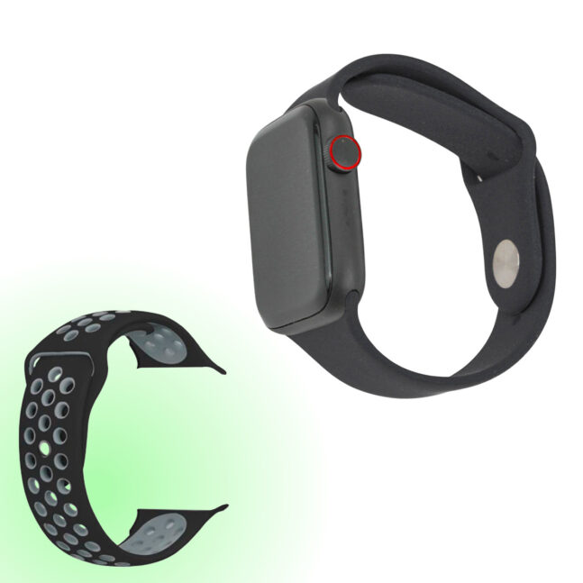 Relogio Smartwatch Android Ios Inteligente Bluetooth FT50 C/ Pulseira Esportiva Cor:Preto