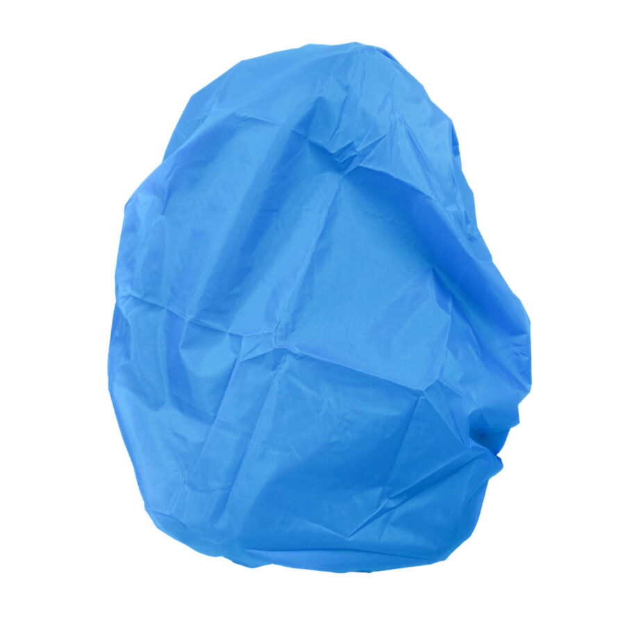 Capa De Chuva Para Mochila Impermeavel Motoboy Viagem Mala Elastico Cor:Azul - Imagem 3