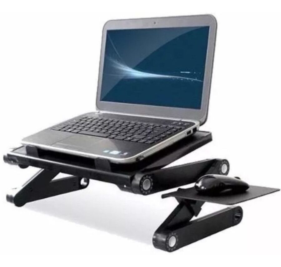 Mesa Notebook Multifuncional Articulavel Cama Mouse T8 - Imagem 2