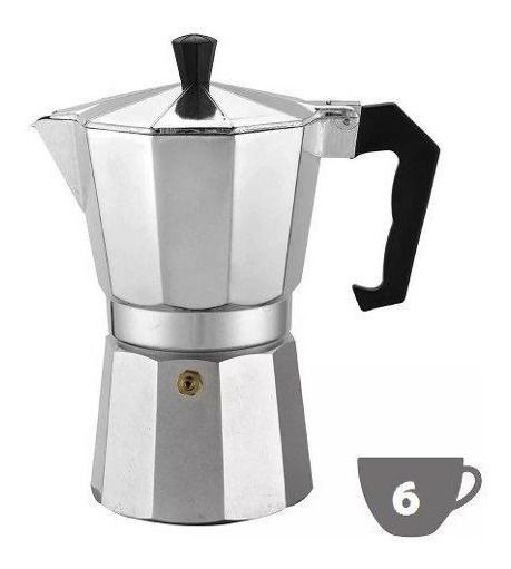 Cafeteira Italiana Em Aluminio Para 6 Xicaras - Qualidade