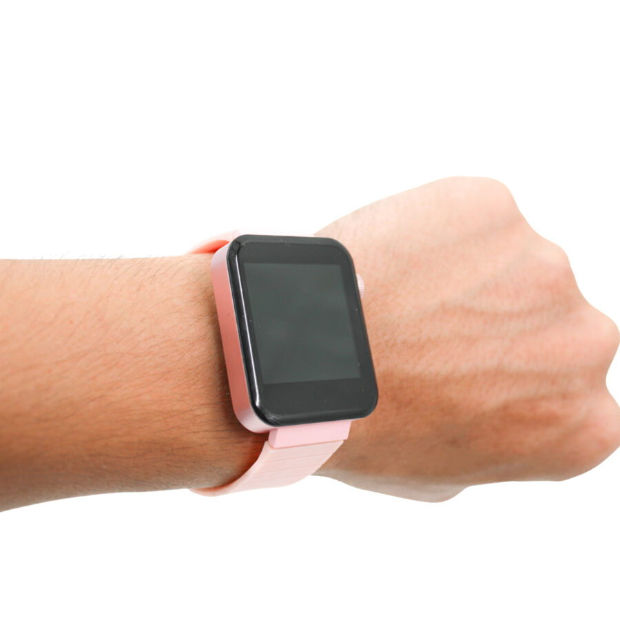 Relogio Smartwatch Android Ios Inteligente Bluetooth Touch Masculino Feminino Cor:Rosa - Imagem 2