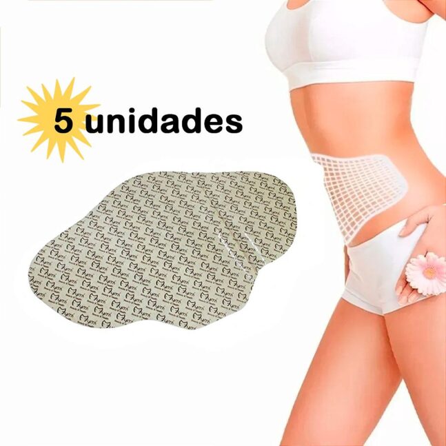 Adesivo Emagrece Wonder Patch Barriga Perca Gordura Reduz Medidas 5 Unidades Detox
