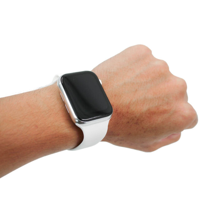 Relogio Smartwatch Android Ios Carregamento Por Indução Bluetooth C/ Pulseira Magnetica K8 Cor:Branco