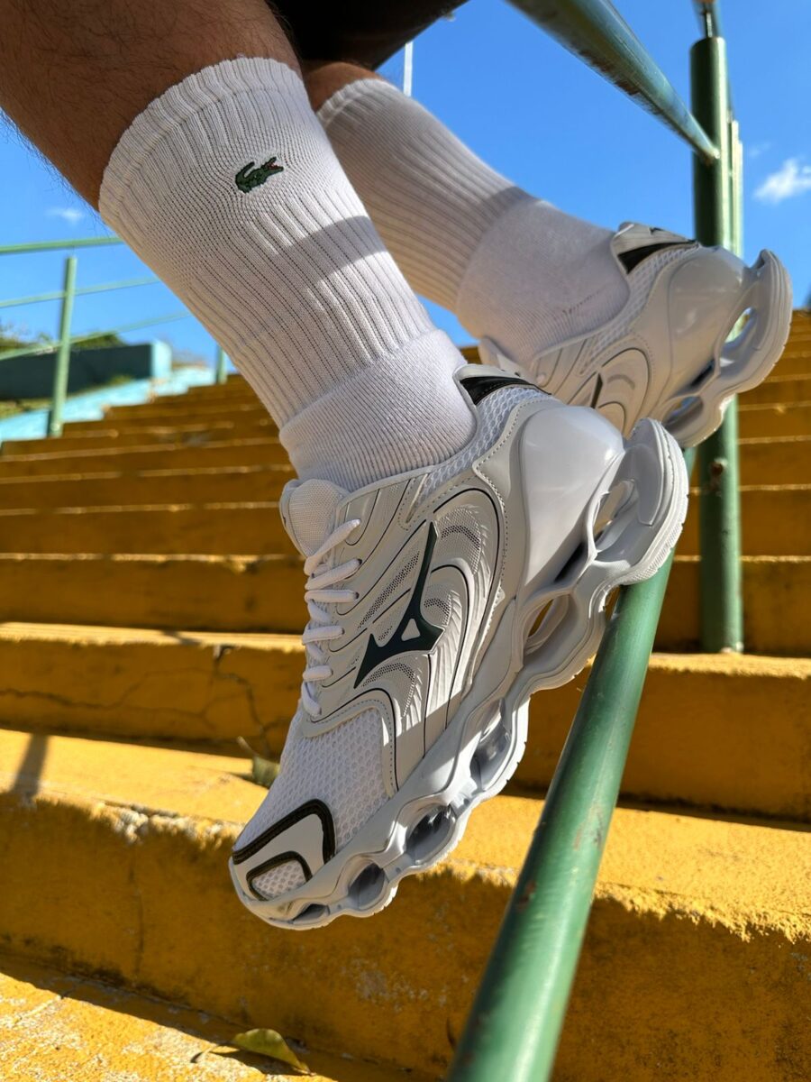 Tênis Wave Prophecy 12 Masculino Mizuno Branco - Imagem 2