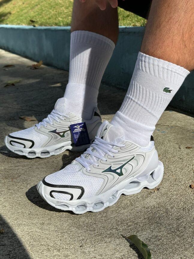Tênis Wave Prophecy 12 Masculino Mizuno Branco