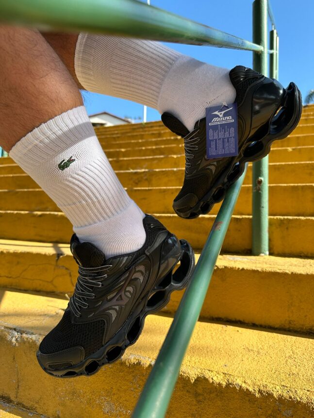 Tênis Wave Prophecy 12 Masculino Mizuno Preto