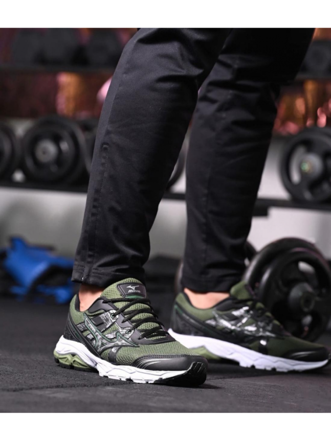 Tênis Wave Nirvana 9 Masculino Mizuno Verde