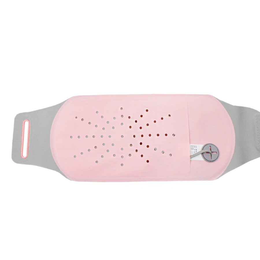 Cinta De Aquecimento Alivio Cólica Menstrual Almofada Esquenta Cor:Rosa - Imagem 5