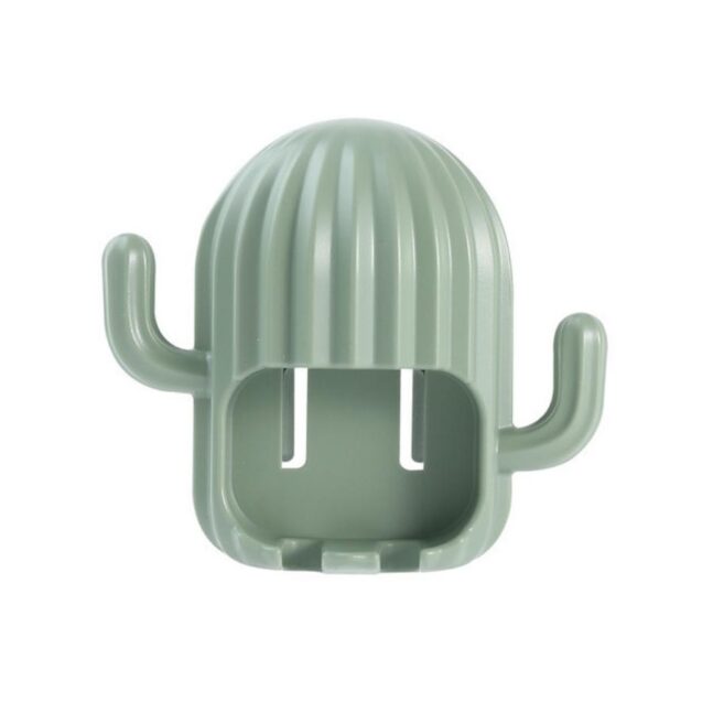 Porta Escova De Dente De Parede Cacto Cor:Verde Claro