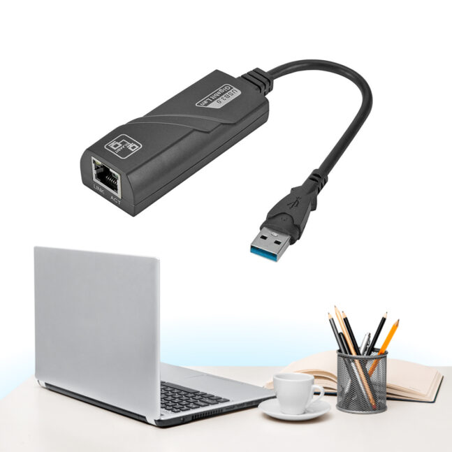 Adaptador Conversor Internet Rj45 Usb 3.0 Notebook Pc 10/100/1000Mbps