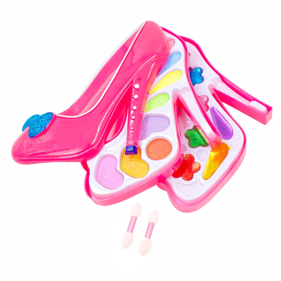 Maquiagem Infantil Paleta De Sombras Maleta Completa Sapatinho - Imagem 4