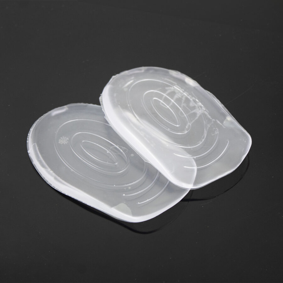 Par De Palmilha Calcanhar Silicone Gel Ortopedica Anti Impacto Confortavel