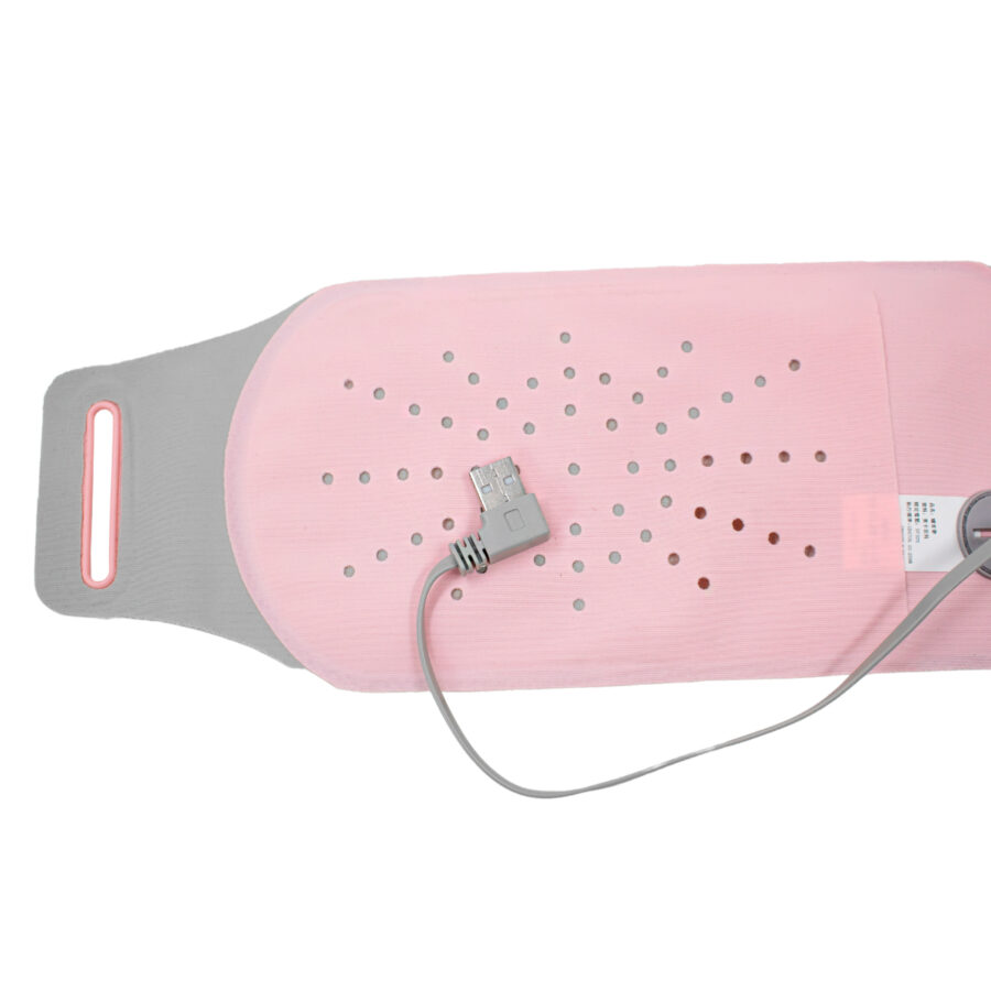 Cinta De Aquecimento Alivio Cólica Menstrual Almofada Esquenta Cor:Rosa - Imagem 4