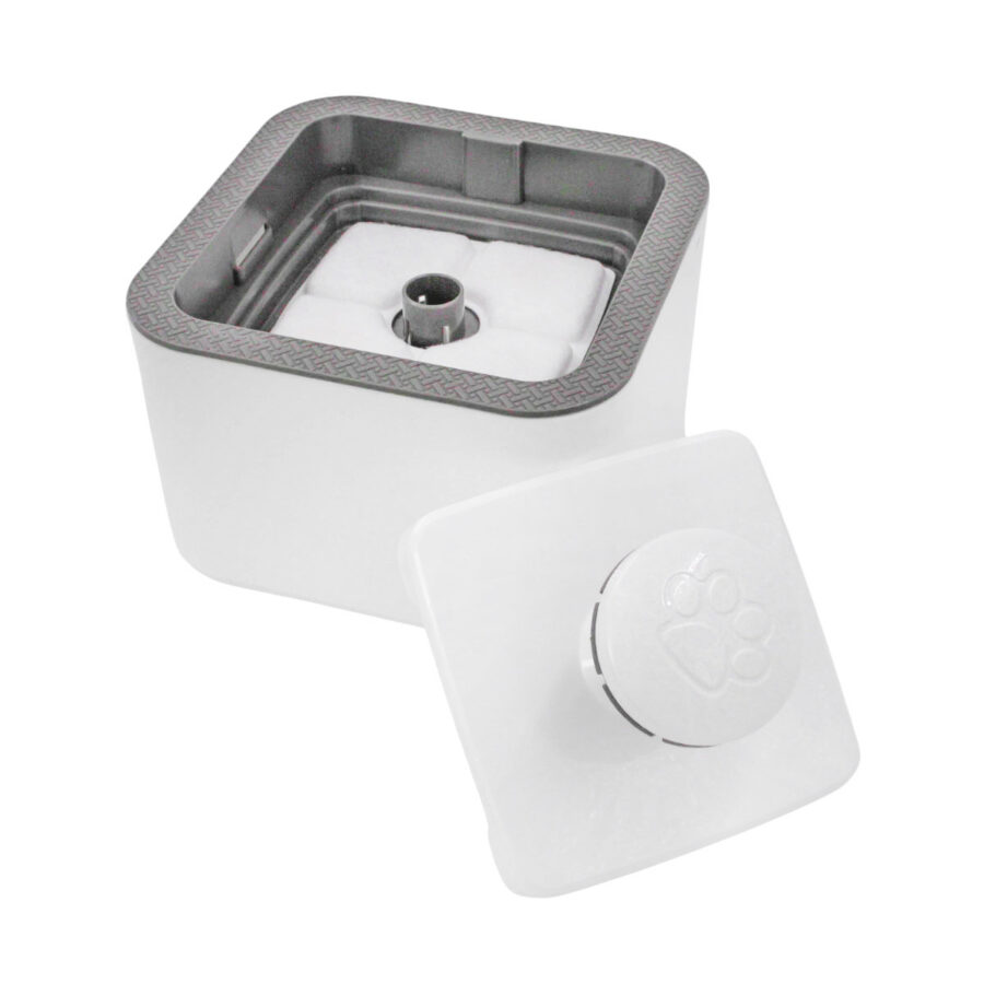 Fonte Bebedouro Gatos Cães Automatico Com Filtro USB Bivolt 2,5 Litro Cor:Branco - Imagem 6