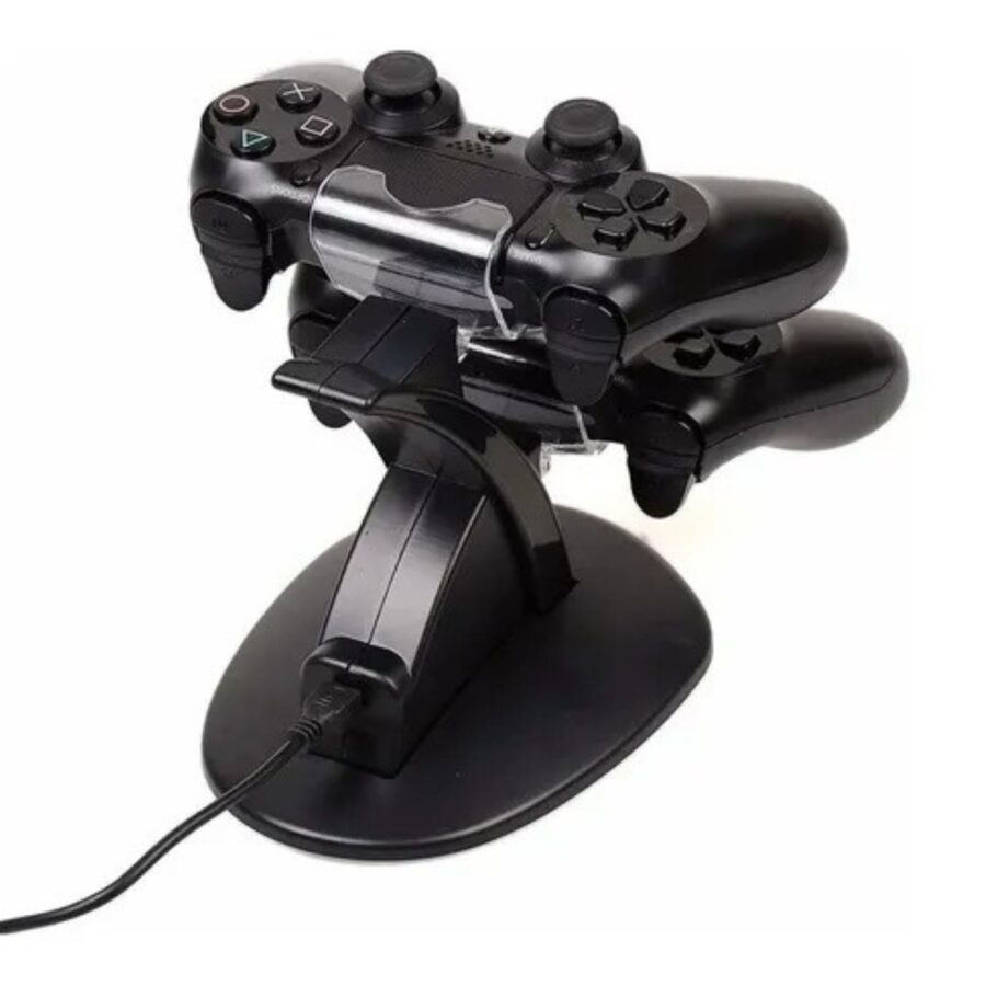 Base Carregador Duplo Para Controle Ps4 Dock Charge OIVO - Imagem 3