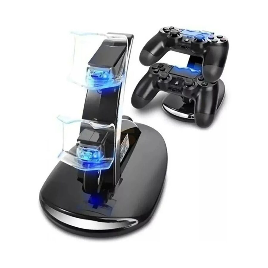 Base Carregador Duplo Para Controle Ps4 Dock Charge OIVO
