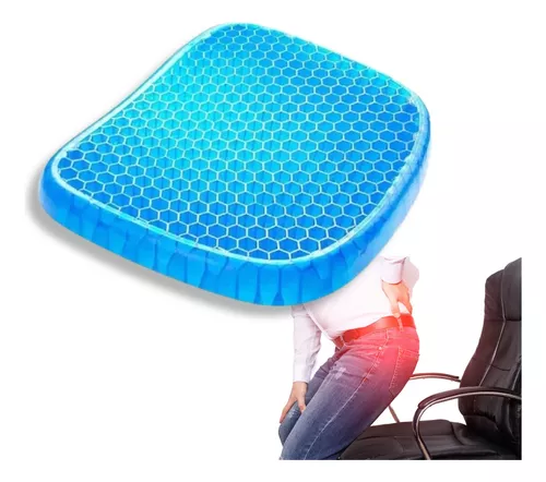 Almofada Ortopédica Silicone Escritório Carro Casa Alivia Dores