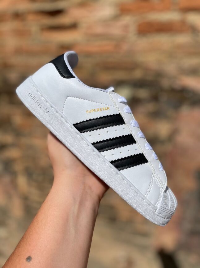 Tênis Superstar Feminino Adidas Branco