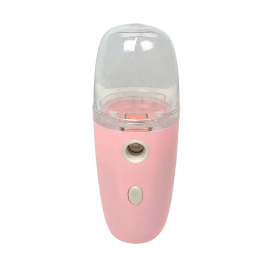 Aparelho Nano Vaporizador Facial Spray Umidificador Desinfetante Cores:Rosa