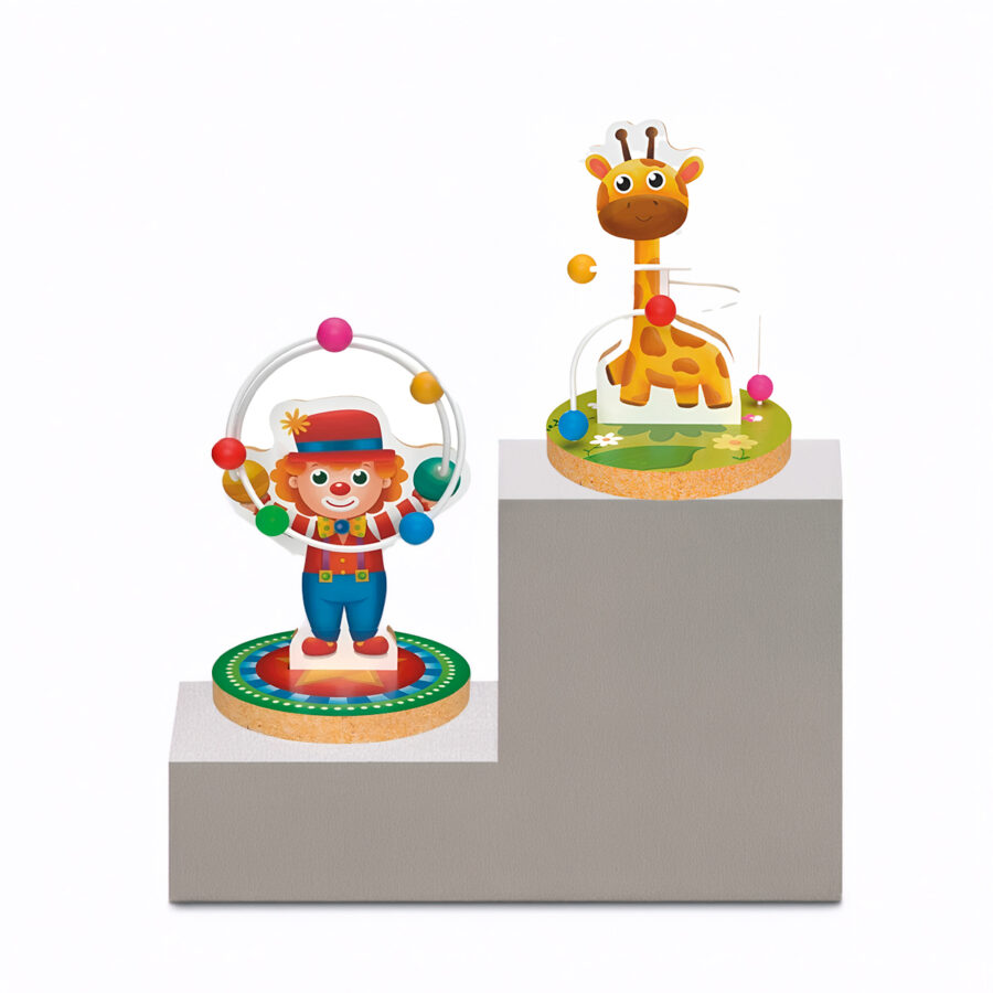 Brinquedo Mini Montanha Aramado Personagens Criança Personagem:Girafa - Imagem 2