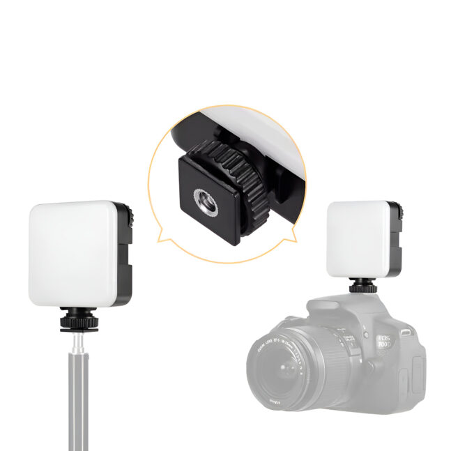 Mini Luz LED Portátil para Vídeo Câmera RGB Lâmpada
