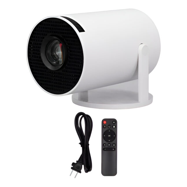 Projetor Portátil Smart Full HD Controle Remoto Tela