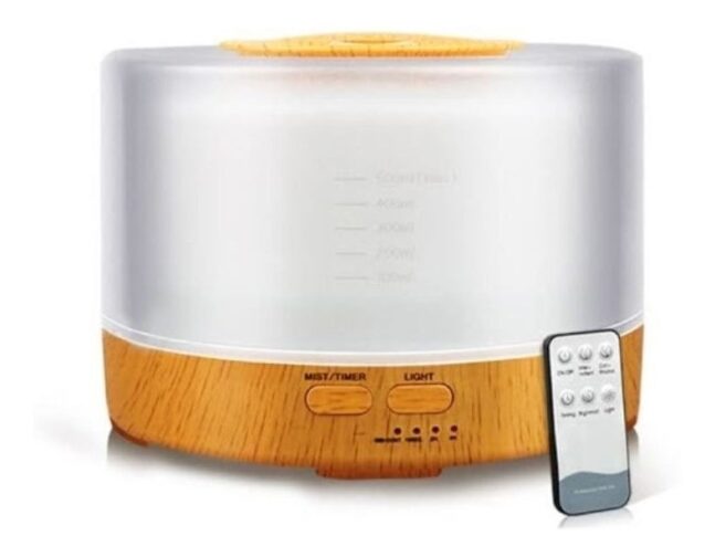 Umidificador Aromatizador Ultrassonico 7 Cores Com Controle