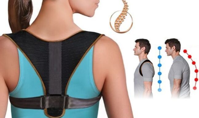 Cinta Colete Postural Corretor Postura Costas Alivio Dores