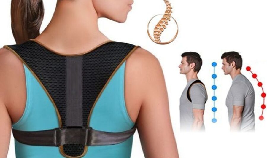 Cinta Colete Postural Corretor Postura Costas Alivio Dores