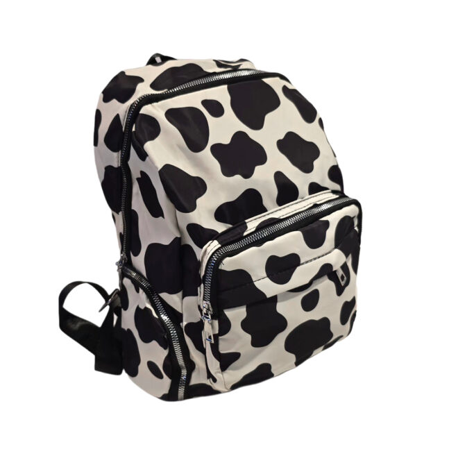 Mochila Escolar Média Estampa Vaquinha Faculdade Trabalho 1 Estampa:Vaquinha