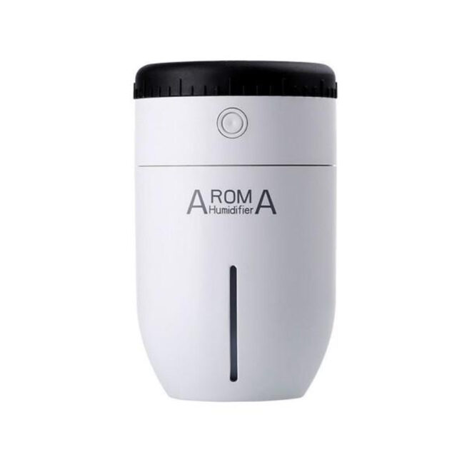 Umidificador De Ar Portatil Purificador Usb Lens Aroma Cor:Branco