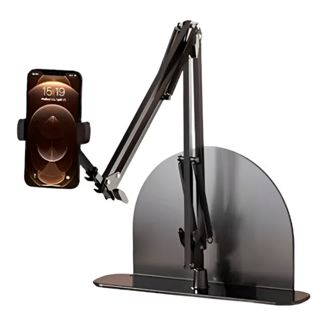 Suporte 360 Celular Articulado Ajustável Mesa Cama