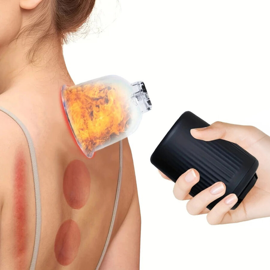 Aparelho Massagem Sucção A Vácuo Ventosa Muscular USB - Imagem 2