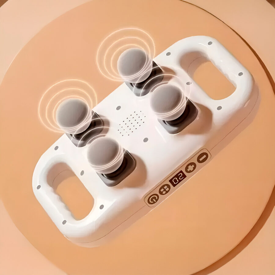Massageador Corporal Elétrico Aparelho Muscular 4 Cabeças - Imagem 2