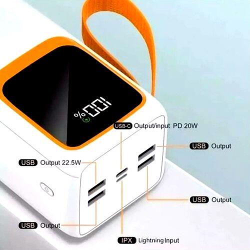 Carregador Turbo Postatil Power Bank Kapbom Ka-9890 50000Mah Display Digital