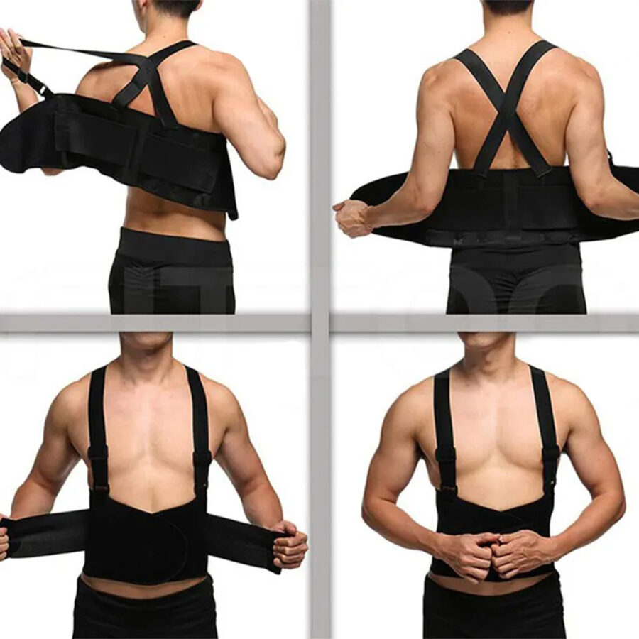 Cinto De Ajuste Para Peso Lombar Corretor Postural Coluna Tamanho:XXL - Imagem 3