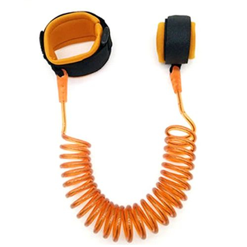 Guia De Segurança Coleira Pulseira Pulso Anti Perda Criança Cor:Laranja