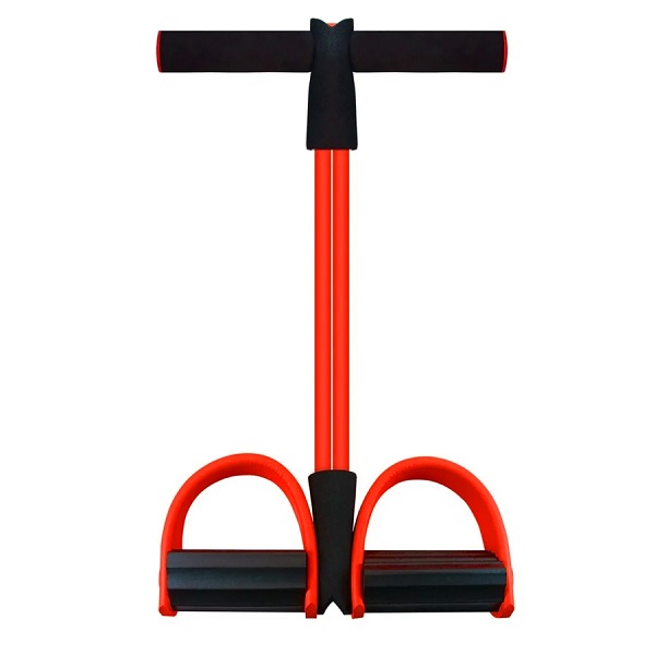 STO43 - Corda Tubo Pedal Elastica Puxar Fitness Sit-up Musculação