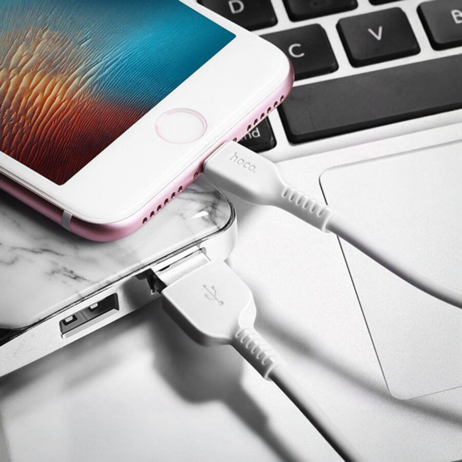 Cabo Carregador USB Lightning IOS Rápido Turbo 1 Metro Cor:Preto - Imagem 3