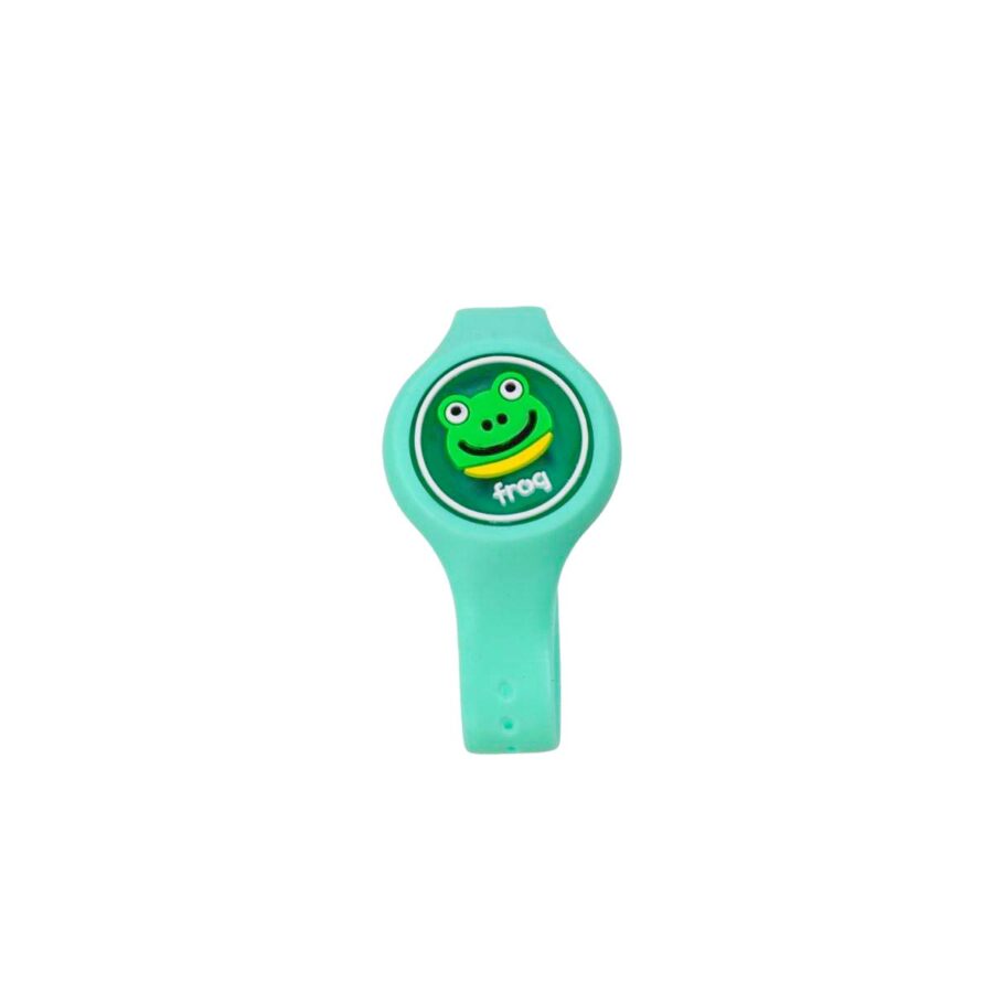 Pulseira Relogio Infantil Anti Mosquito Repelente Figurinhas Cor:Verde - Imagem 3