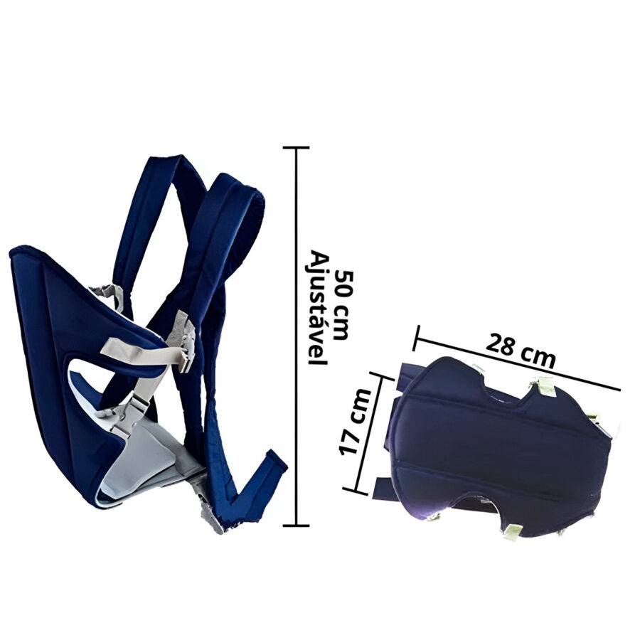 Suporte Canguru Ergonômico Para Bebê Passeio Conforto - Imagem 4
