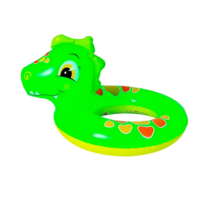 Boia Inflável Infantil Redonda Cavalo Marinho Colorida - Imagem 4