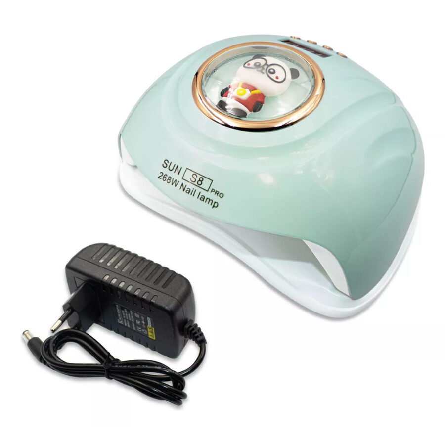 Cabine Seca Esmalte Maquina Unha Gel Alongamento Sun S8 Cor:Verde Água - Imagem 4