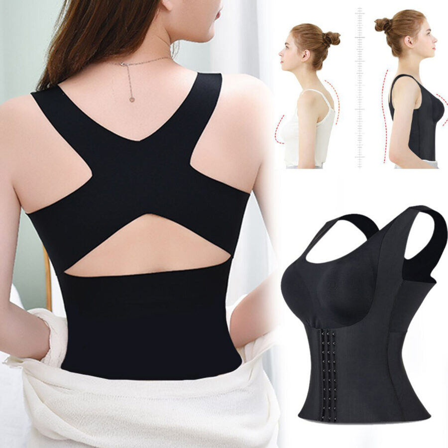 Cinta Modeladora De Corpo Sem Costura 4 Em 1 Bojo Preto Tamanho:XL - Imagem 4